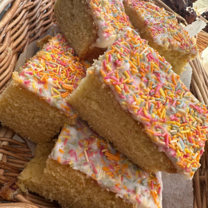 Old School Sprinkle Cake
